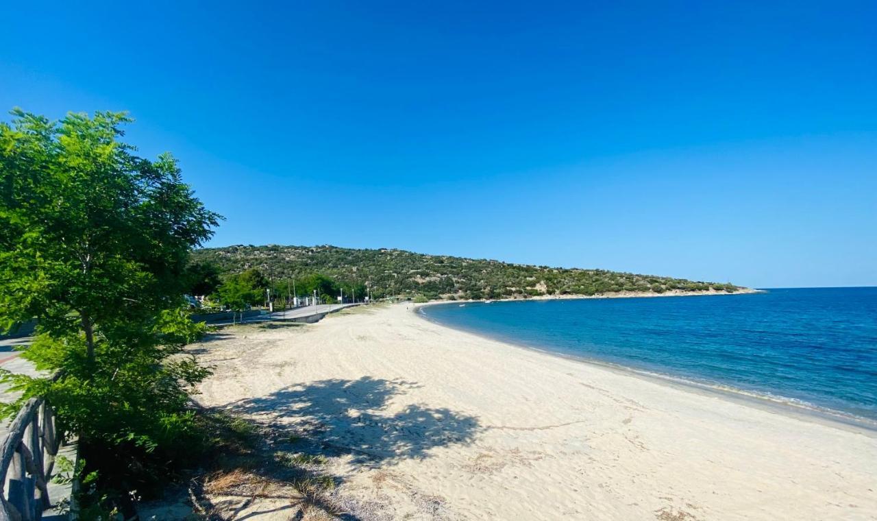 Griavas At Campsite Apartman Szikiá Kültér fotó